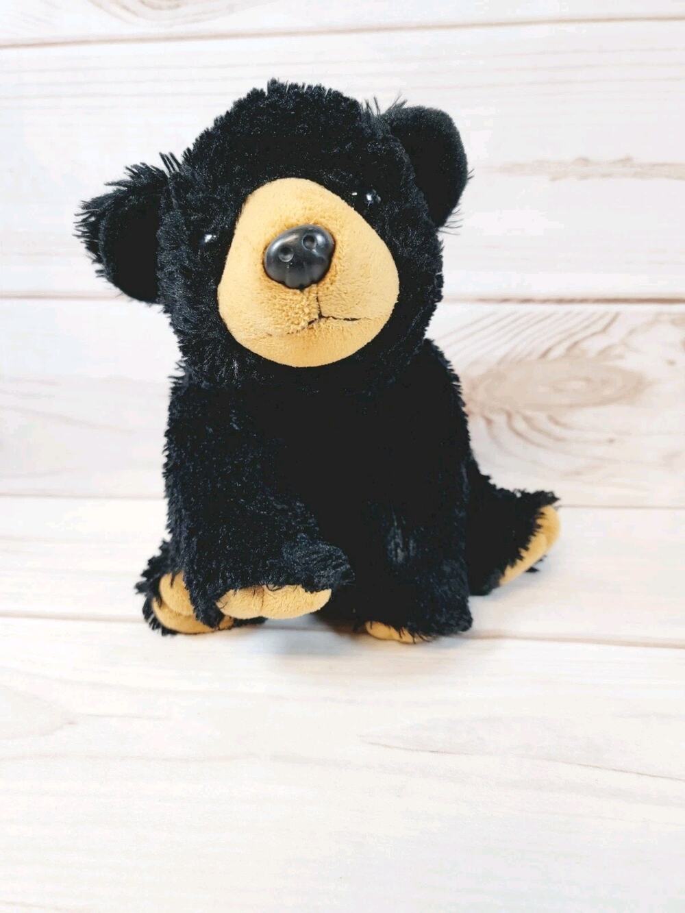 Wild Republic Black Bear Plush Toy Stuffed Animal Realistic 12”